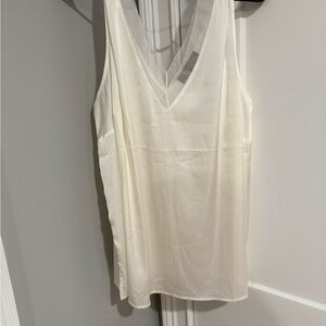 Eloquii Cream V-Neck Camisole